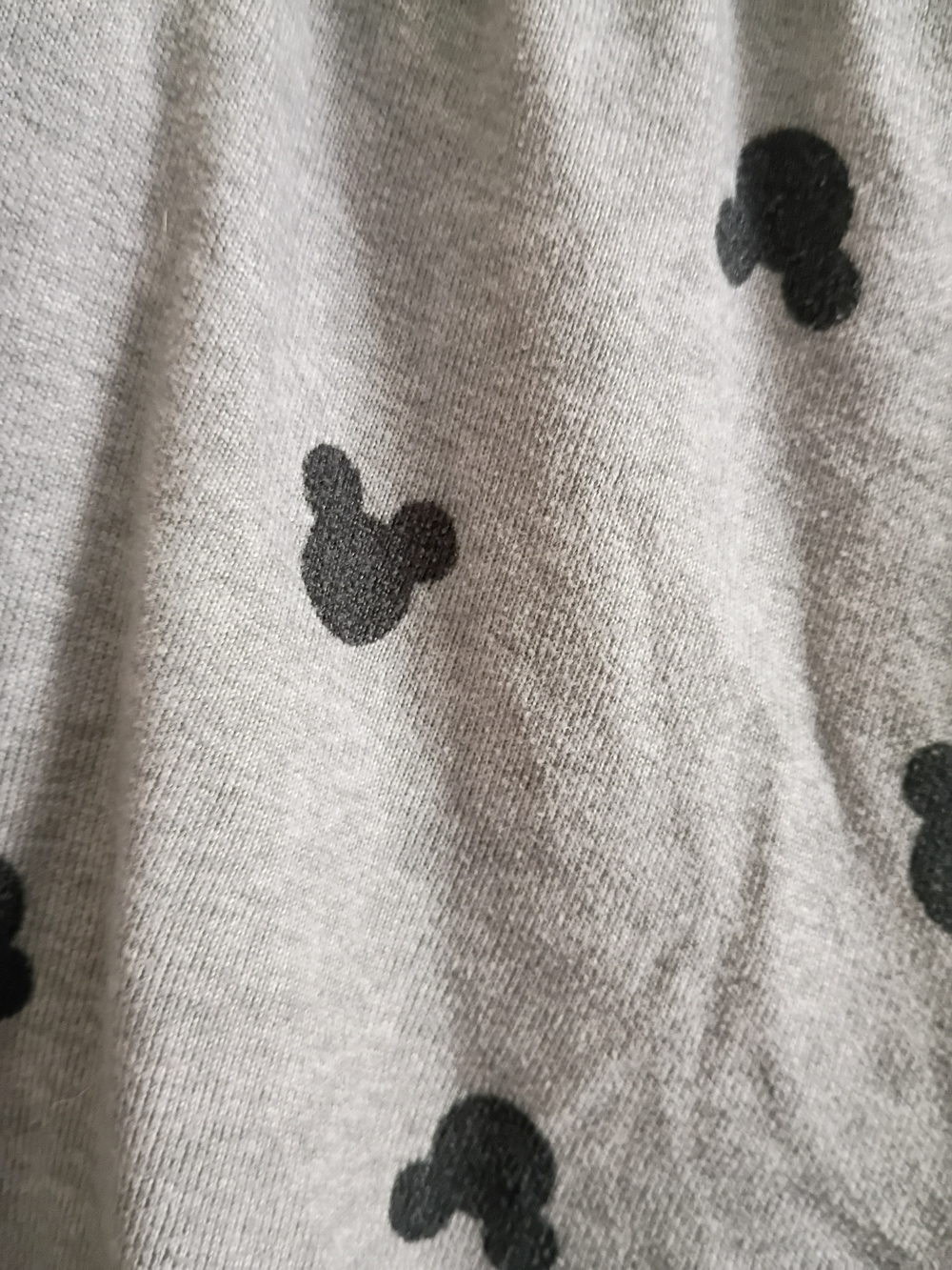 Disney Grey Pajama Pants with Black Mickey Head Print Measurement In Pics. - Picture 3 of 9